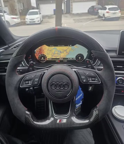 Audi alcantara carbon lenkrad - alcantara,