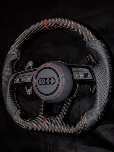 Audi lenkrad leder - audi, carbon